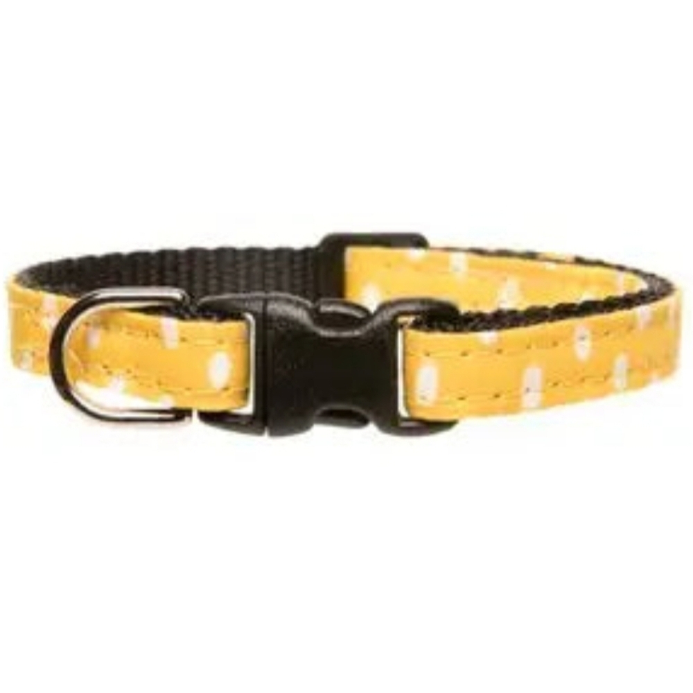 Yellow Polka Dot Cat Collar NWT